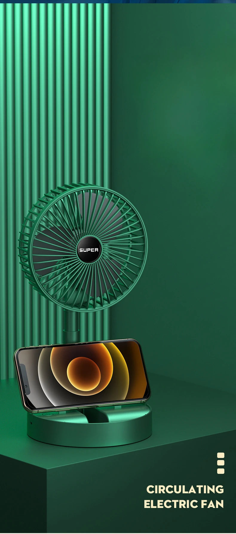 Portable mini Fan Rechargable
