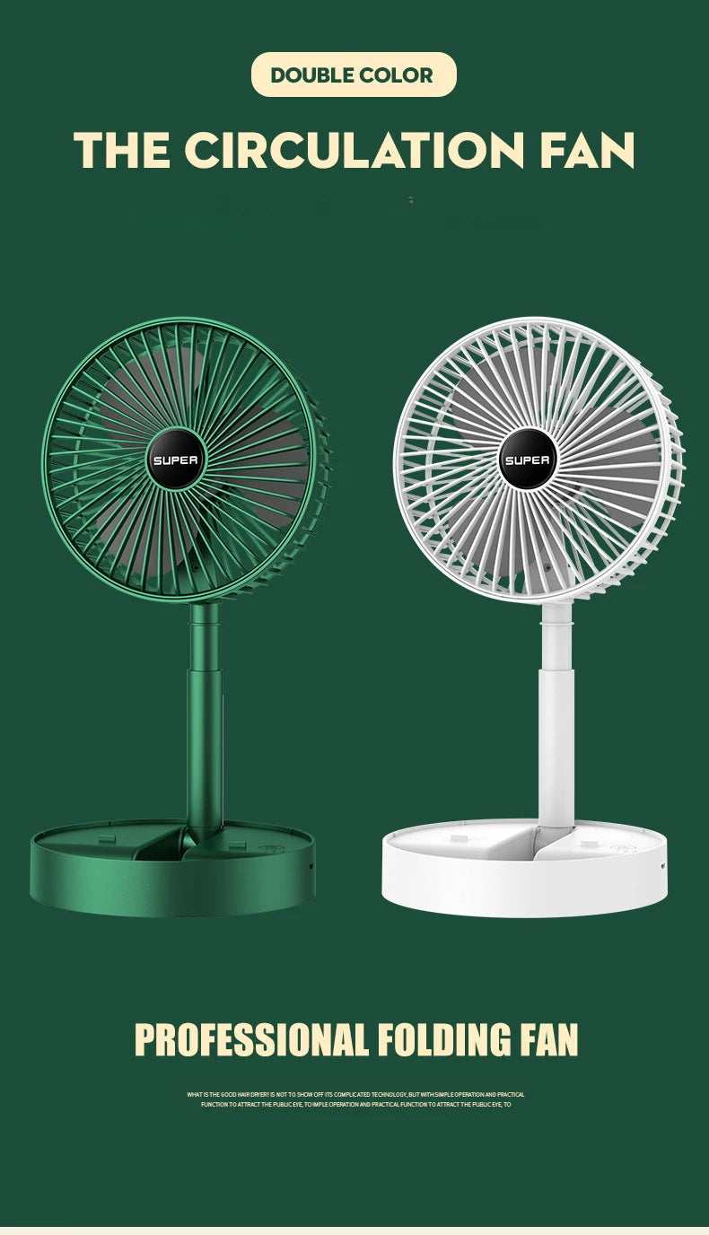 Portable mini Fan Rechargable